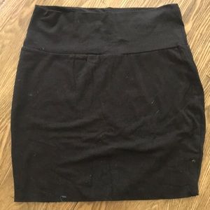 Stretch mini skirt